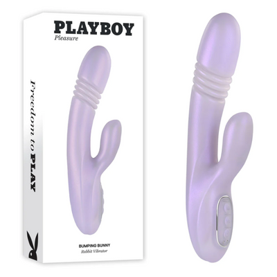 Playboy Pleasure Bumping Bunny Rabbit Vibrator - Totally Adult