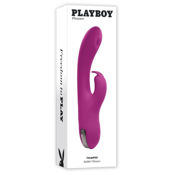 Playboy Pleasure Thumper Rabbit Vibrator - Totally Adult