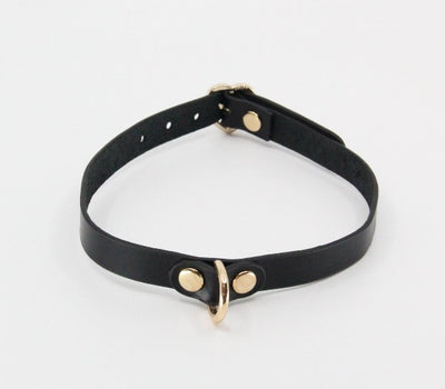 Buckle Collar with Heart Clasp - Totally Adult