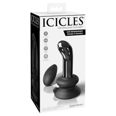 Icicles No 84 With Rechargeable Vibrator And Remote - Totally Adult