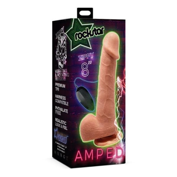 Rockstar Amped Zippy 8 Inch - Totally Adult