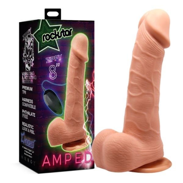 Rockstar Amped Zippy 8 Inch - Totally Adult
