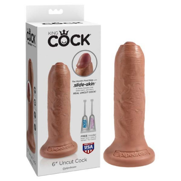 King Cock 6 Inch Uncut - Totally Adult