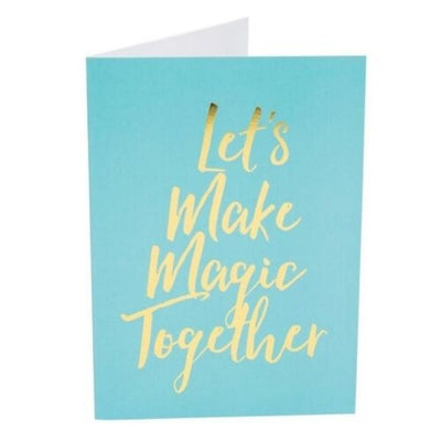 Naughty Notes Greeting Card Lets Make Magic Together - Totally Adult
