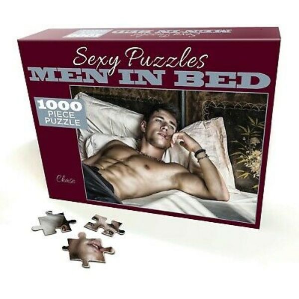 Sexy Puzzles Men In Bed Chase - Totally Adult