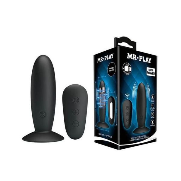 Mr Play Remote Control Vibrating Anal Plug - Totally Adult