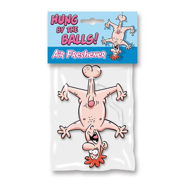 Hung by the Balls Air Freshener - Totally Adult