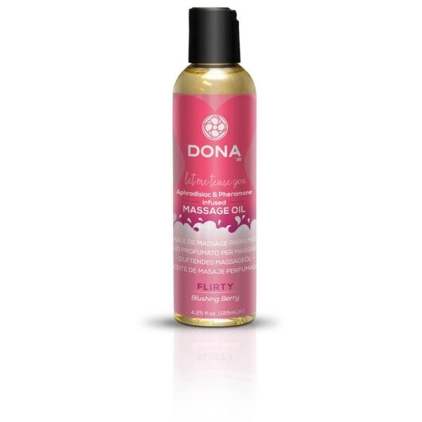 Dona Massage Oil Blushing Berry - Totally Adult