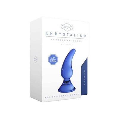 Chrystalino Genius Glass Butt Plug - Totally Adult