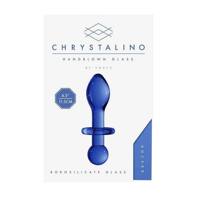 Chrystalino Rocker Glass Butt Plug - Totally Adult
