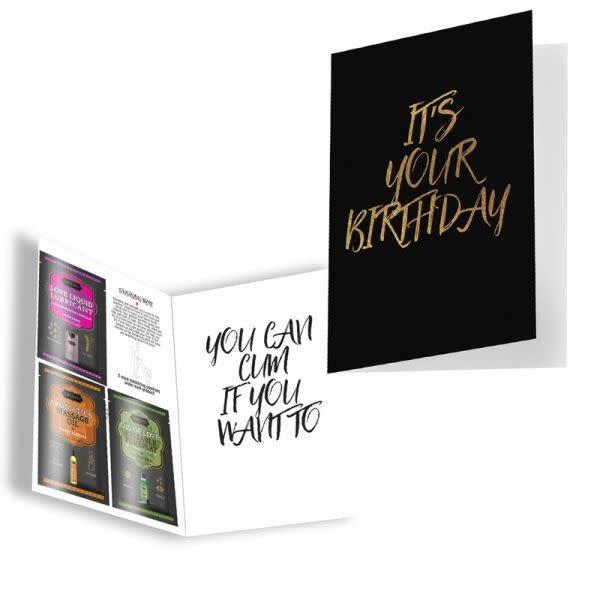 Naughty Notes Greeting Card Its Your Birthday - Totally Adult