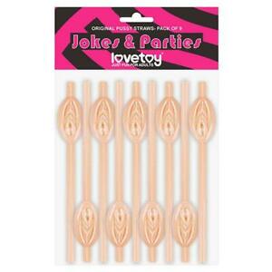Pussy Straws 9pk - Totally Adult