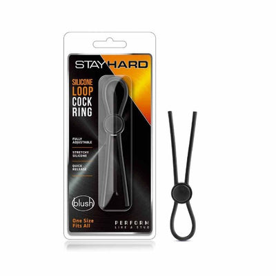 Stay Hard Silicone Loop Cockring - Totally Adult