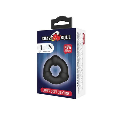Crazy Bull Super Soft Cock Ring 3 Bead - Totally Adult