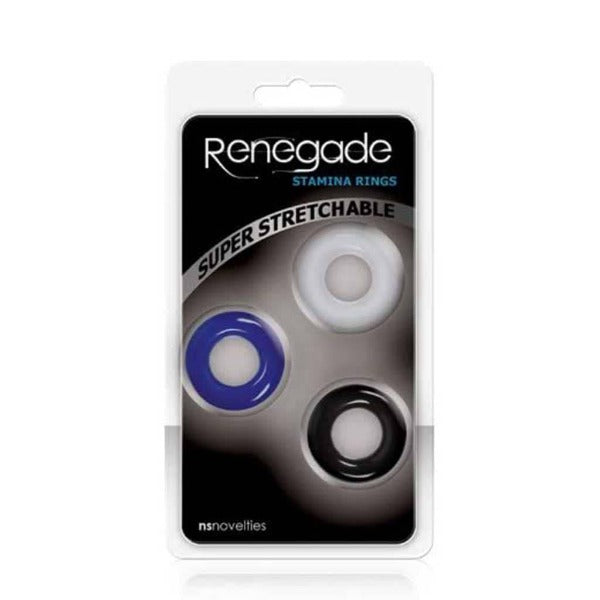 Renegade Stamina Rings 3 Pack - Totally Adult