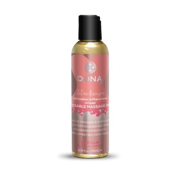 Dona Kissable Massage Oil Vanilla Buttercream - Totally Adult